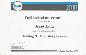 Cleaning And Refinishing Professional Certificate