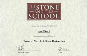 Marble and Stone Restoration Professional Certificate