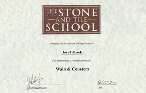 Walls and Counter Professional Certificate